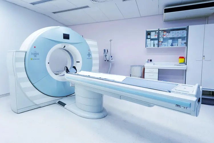CT scan machine used for high-resolution imaging of internal body structures